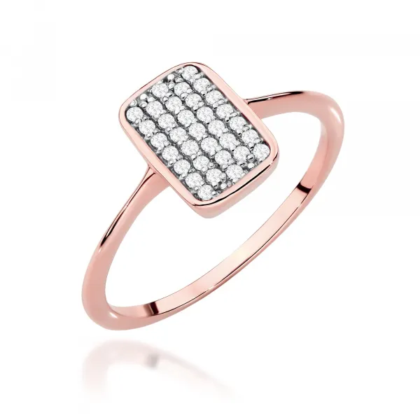Blink-Blink Moderný diamantový prsteň 0.16 ct1704BDB