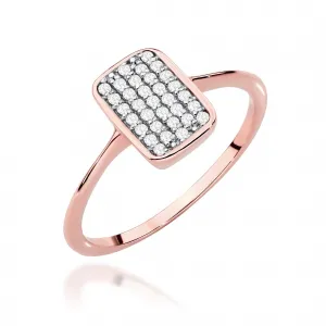 Blink-Blink Moderný diamantový prsteň 0.16 ct1704BDB