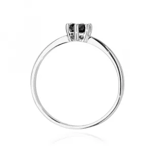 Blink-Blink Prsteň z bieleho zlata s čiernym diamantom 0.30 ct1682BDB