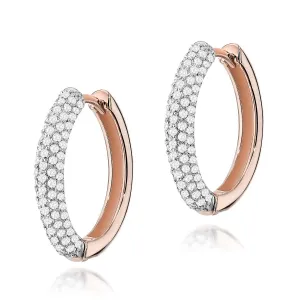 Blink-Blink Luxusné náušnice s diamantami zo zlata 0.83 ct3212ZDB