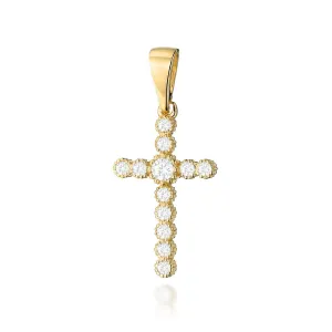 Blink-Blink Zlatý diamantový KRÍŽIK 0.32 ct4622RDB