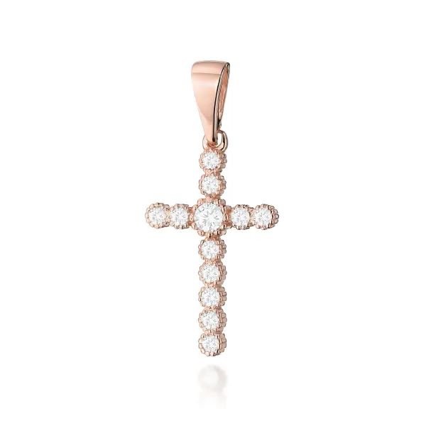 Blink-Blink Zlatý diamantový KRÍŽIK 0.32 ct4622ZDB