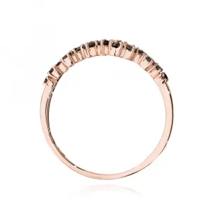 Blink-Blink Zlatý prsteň s čiernymi diamantami 0.33 ct1686RcDB