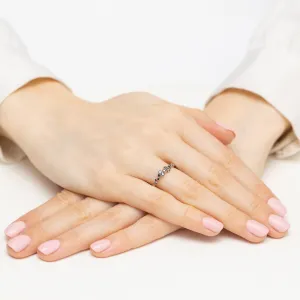 Blink-Blink Zlatý prsteň s čiernymi diamantami 0.33 ct1686RcDB