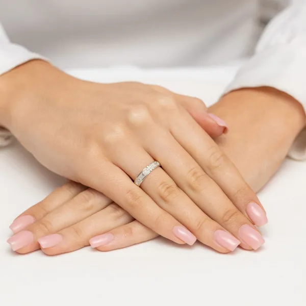 Blink-Blink Zlatý prsteň RUŽENEC s diamantom 0.009 ct1692BDB
