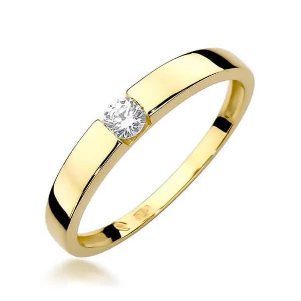 Blink-Blink Zásnubný prsteň s diamantom 0.12 ct1303BDB