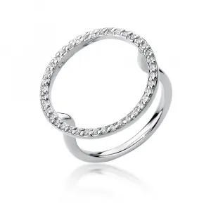 Blink-Blink Moderný prsteň zo žltého zlata s diamantami 0.20 ct1684ZDB