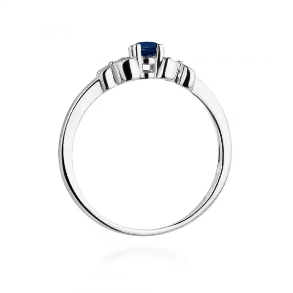 Blink-Blink Diamantový prsteň zo zlata so Zafírom2306BZaDB