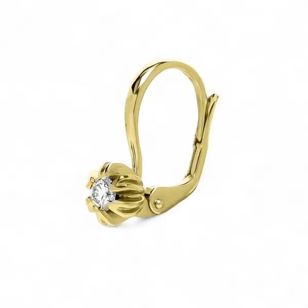 Blink-Blink Diamantové náušnice zo žltého zlata 0.26 ct3244ZDG