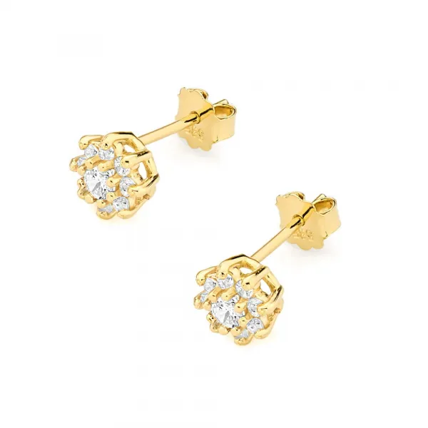 Blink-Blink Zlaté diamantové náušnice 0.44 ct3136BDB