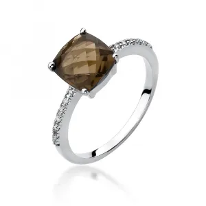 Blink-Blink Zlatý prsteň so Záhnedou a diamantami2322RZaDB