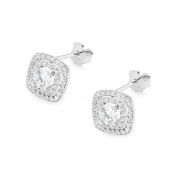 Blink-Blink Luxusné diamantové náušnice zo zlata 1.00 ct3138ZDB