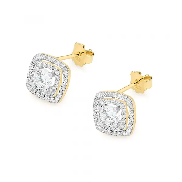 Blink-Blink Luxusné diamantové náušnice 1.00 ct3138BDB