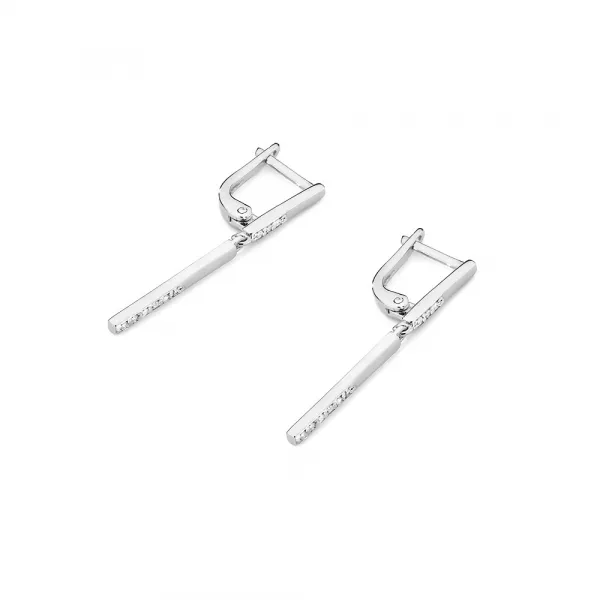 Blink-Blink Visiace náušnice s diamantami zo zlata 0.08 ct3210ZDB