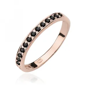 Blink-Blink Prsteň z bieleho zlata s čiernymi diamantami 0.20 ct1697BcDB