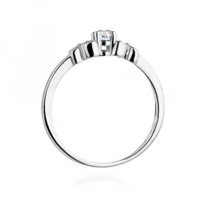 Blink-Blink Prsteň z bieleho zlata s diamantami 0.12 ct1679BDB