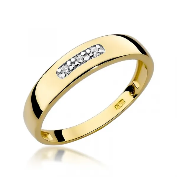 Blink-Blink Diamantový prsteň z bieleho zlata 0.05 ct1688BDB