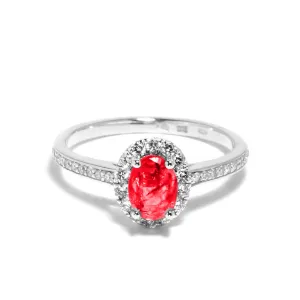 Blink-Blink Diamantový prsteň s prírodným Rubínom2208BRuG