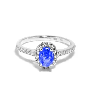 Blink-Blink Diamantový prsteň s prírodným Zafírom2208BZaG