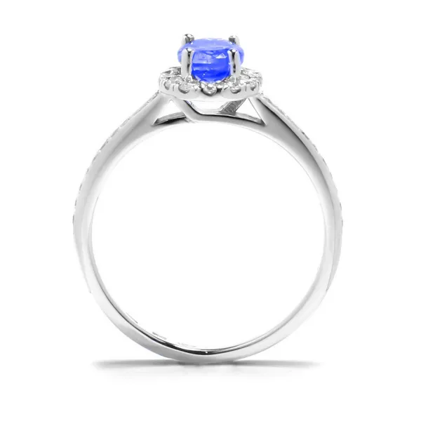 Blink-Blink Diamantový prsteň s prírodným Zafírom2208BZaG