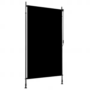 vidaXL Vonkajšia zatemňovacia roleta antracitová 120x270 cm