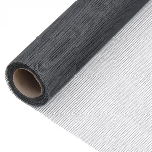 vidaXL Sieť proti hmyzu sklené vlákno 60x500 cm sivá