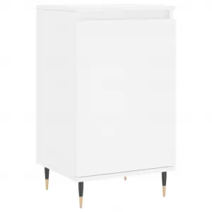 vidaXL Komoda biela 40x35x70 cm kompozitné drevo