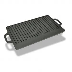 vidaXL Grilovacia platňa, liatina, obojstranná 50x23 cm