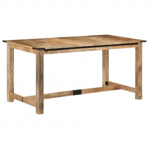 vidaXL Jedálenský stôl 160x80x75 cm masívne mangovníkové drevo