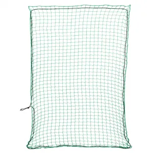 vidaXL Sieť na prívesný vozík s elastickým lanom, zelená 4x3 m, PP