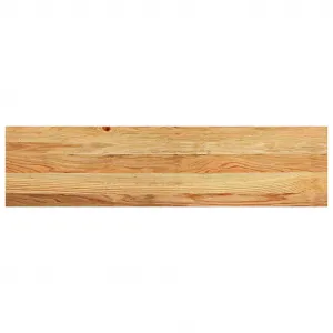 vidaXL Schodiskové stupne 2 ks svetlohnedá 100x25x2 cm dubový masív