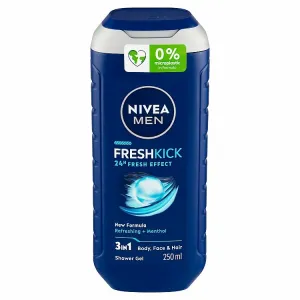 Nivea Men Fresh Kick 3 v 1 sprchovací gél 250 ml