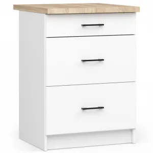 Ak furniture Kuchynská linka Olivie G2 2,4 m biela