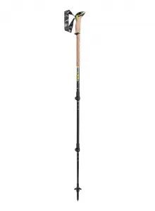 Leki Sherpa Dark Anthracite/Copper/Neon Yellow 110 - 145 cm Turistické palice