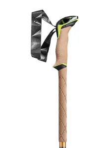 Leki Sherpa Dark Anthracite/Copper/Neon Yellow 110 - 145 cm Turistické palice