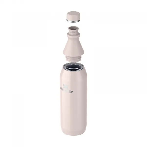 Stanley All Day Slim Bottle fľaša na vodu z nehrdzavejúcej ocele Rose Quartz 600 ml