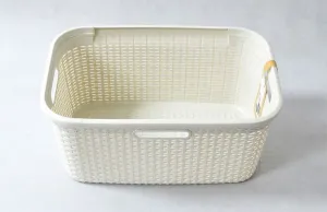 Curver Kôš na bielizeň Style 45 l starožitne biely