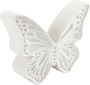 Weltbild Porcelánová LED dekorace Bílý motýl