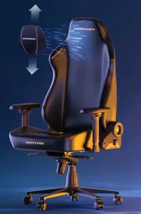 Herná stolička DXRacer MARTIAN XL s elektrickým ovládaním, čierna