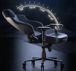Herná stolička DXRacer MARTIAN XL s elektrickým ovládaním, čierna