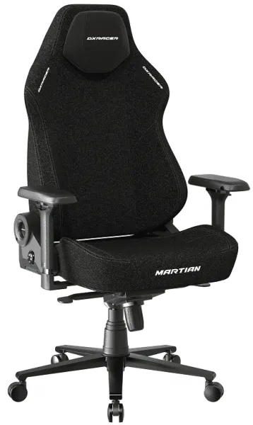 Herná stolička DXRacer MARTIAN s elektrickým ovládaním, čierna, látka