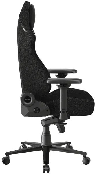 Herná stolička DXRacer MARTIAN s elektrickým ovládaním, čierna, látka
