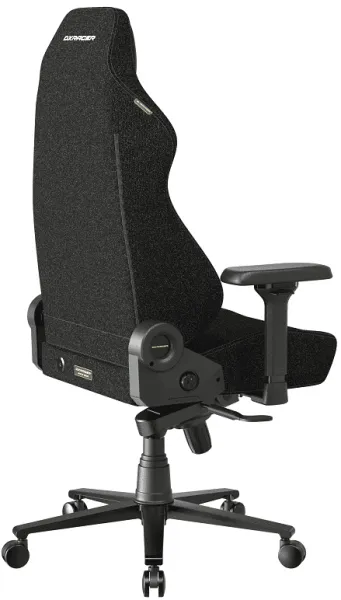 Herná stolička DXRacer MARTIAN s elektrickým ovládaním, čierna, látka