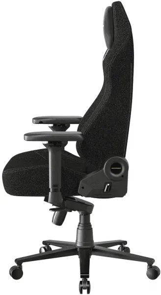 Herná stolička DXRacer MARTIAN s elektrickým ovládaním, čierna, látka
