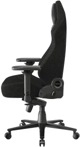 Herná stolička DXRacer MARTIAN s elektrickým ovládaním, čierna, látka