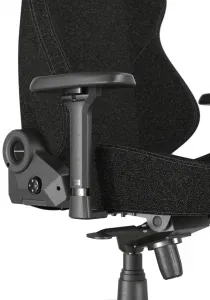 Herná stolička DXRacer MARTIAN s elektrickým ovládaním, čierna, látka