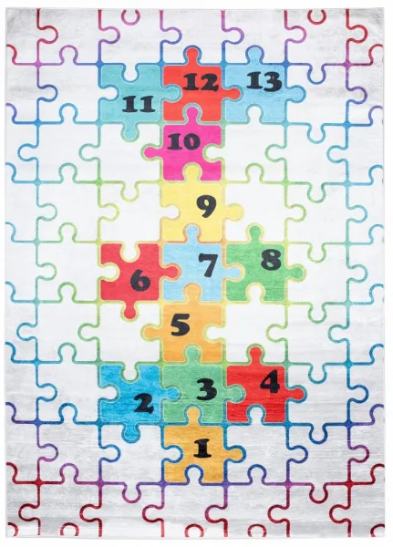 DetskýkoberecsmotívomfarebnéhopuzzleŠírka:120cm|Dĺžka:170cm56659_115694