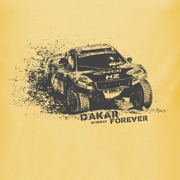 Bushman Pánske tričko Dakar, žlté M