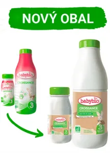 BABYBIO Croissance 3 tekuté dojčenské bio mlieko 1 l
