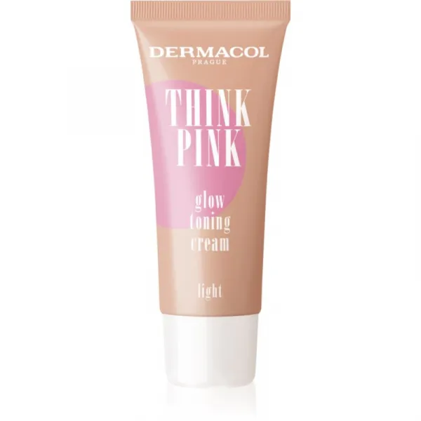 Dermacol Think Pink rozjasňujúci tónovací krém odtieň 1 Light 30 ml